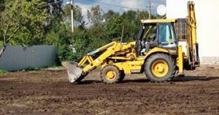 Выравнивание рельефа в Сибае в октябре