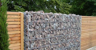 Подпорная стенка из габионов: цена от 3597 руб. в Сибае - ТротуарнаяПлитка